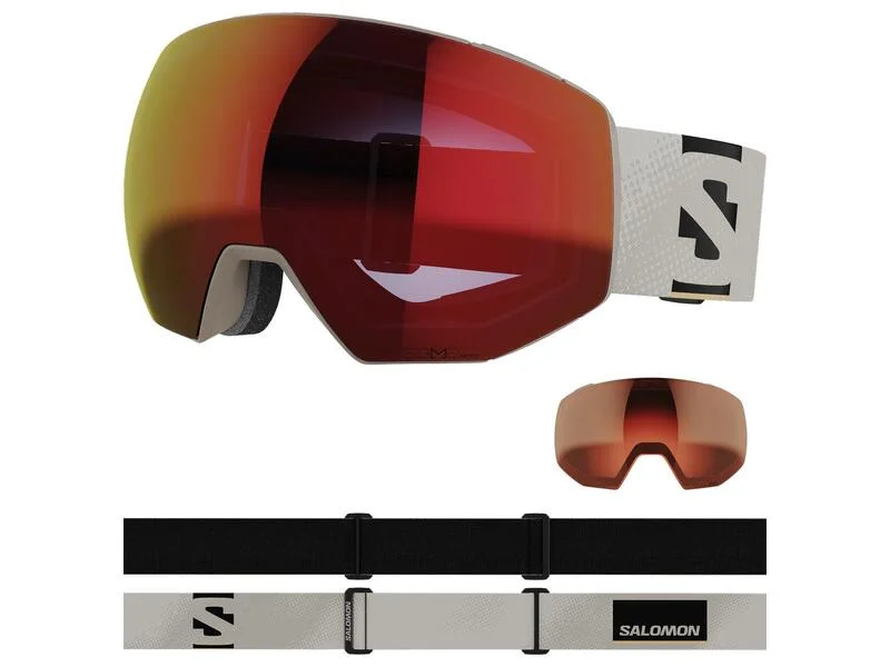 Goggles custom made-Salomon Radium Prime Photochromic RD/PR Snow Goggles