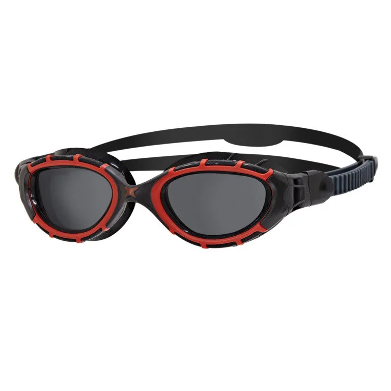 Goggles mirrored lenses-Zoggs Predator Flex Polarized Swimming Goggles