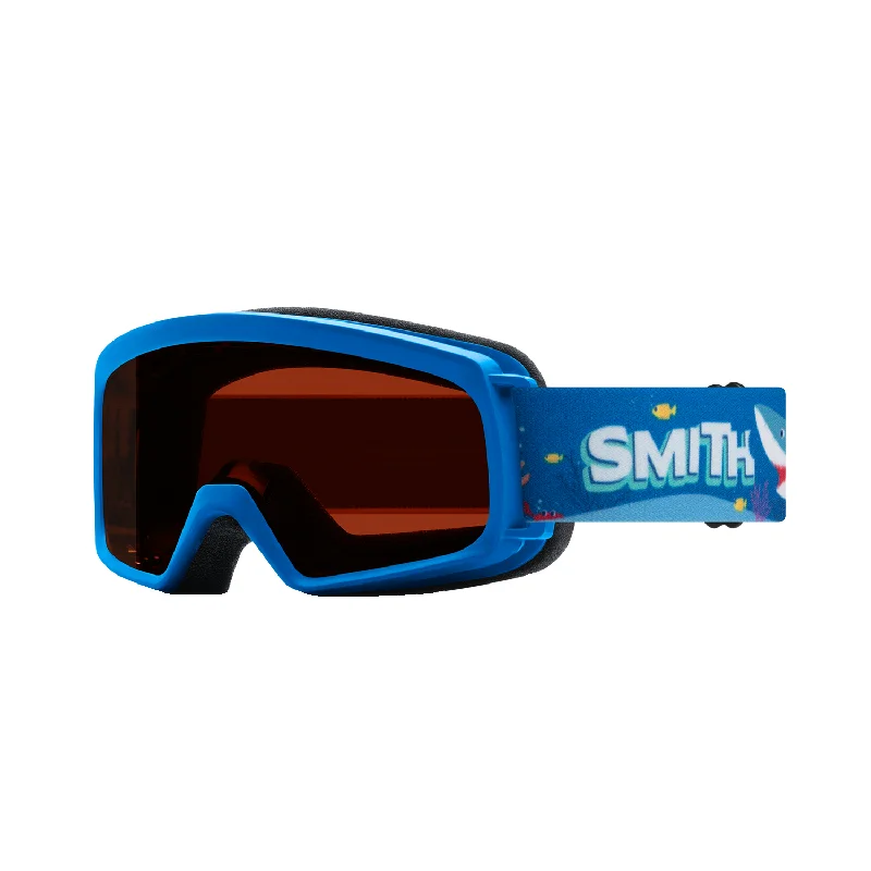 Goggles for facebook-Smith Kids Rascal Goggles Cobalt Shark Bait/RC36