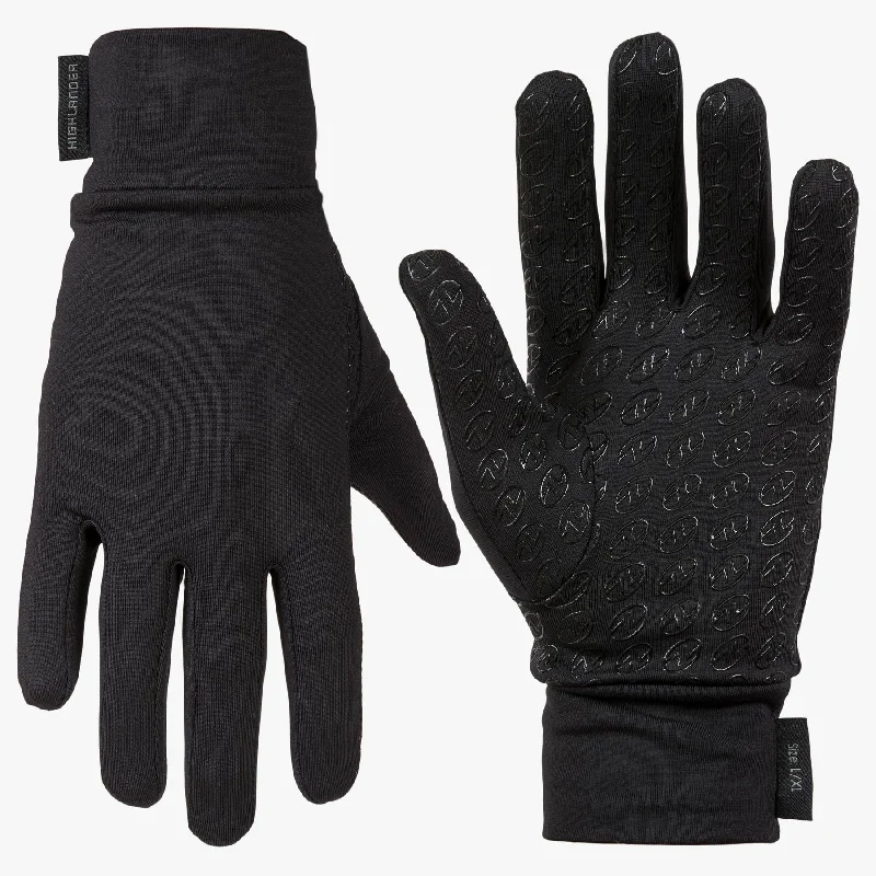 leather gloves for winter fashion-Highlander STRETCH GRIP GLOVES