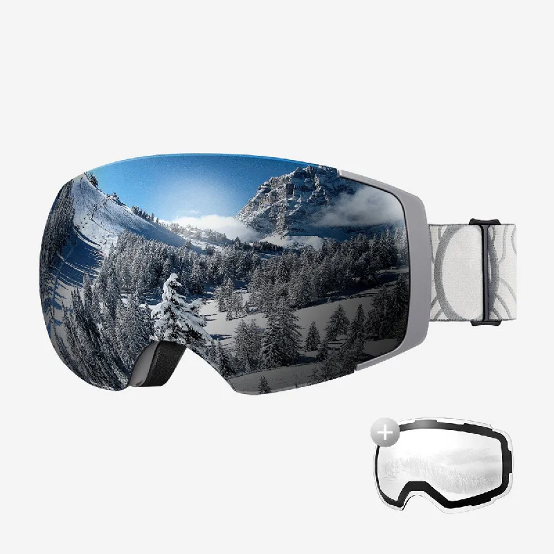 Camo Frame VLT 10% Grey Lens with REVO Silver+VLT 99% Clear Lens