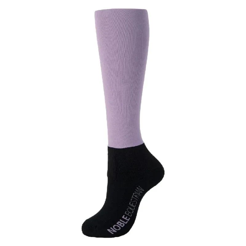 extra thick ski socks-  Noble Peddies Solid Light Blackberry