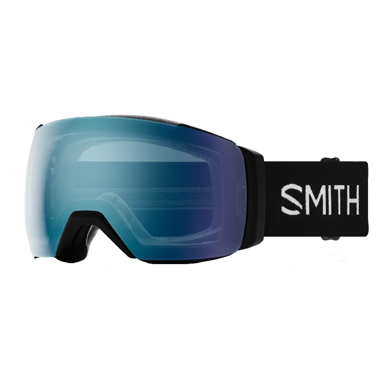 Goggles for timeless-Smith I/O MAG Goggles Black/ChromaPop Everyday Blue Mirror + Chromapop Storm Blue Sensor Mirror