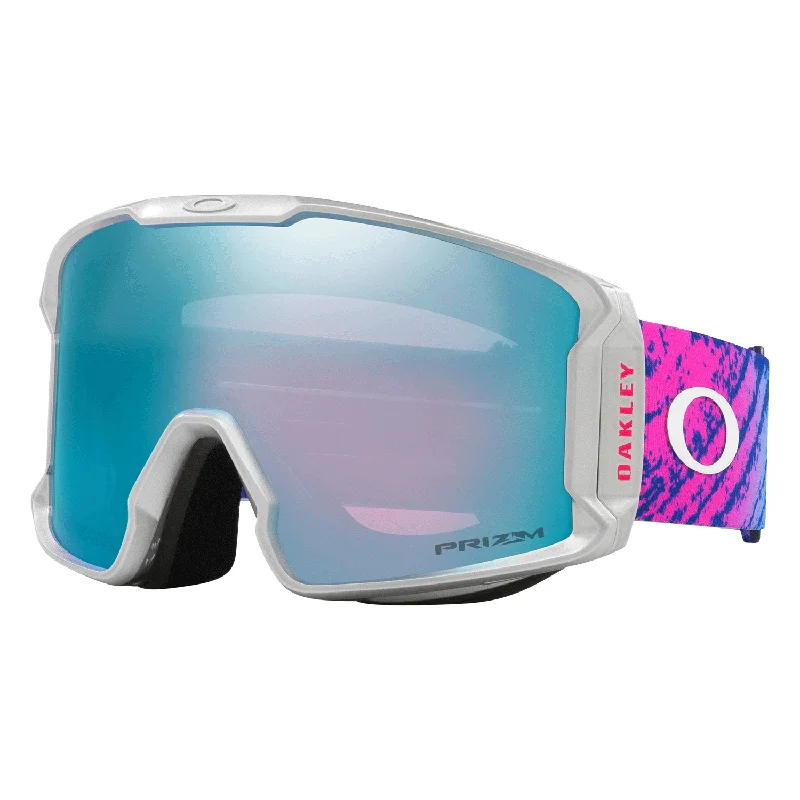 Goggles for celebrity-Oakley Line Miner L Goggles Lucas Braathen Signature/Prizm Snow Sapphire Iridium