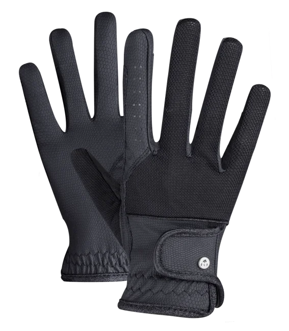 soft leather gloves for winter warmth-ESTELLE RIDING GLOVES by Waldhausen