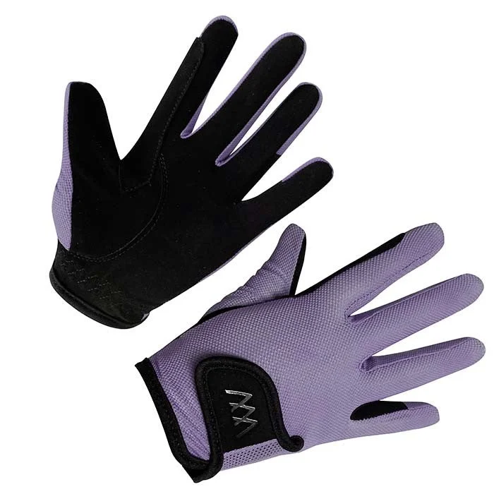 cozy gloves for chilly fall mornings-Gloves Woof Young Riders Pro Lilac