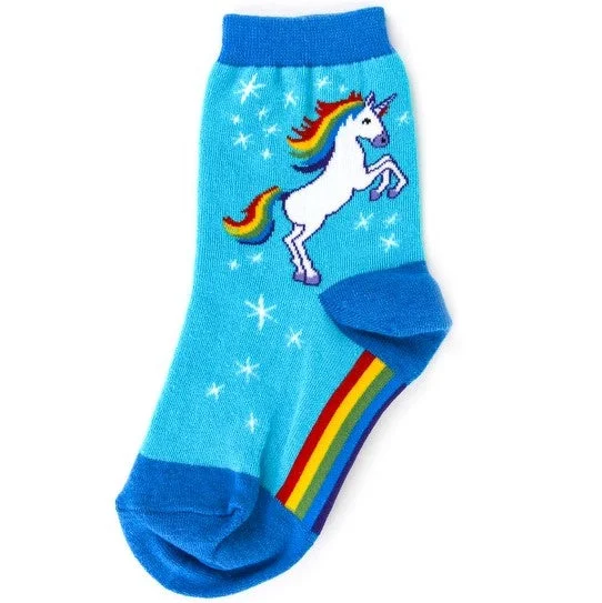 high-performance ski socks-  Foot Traffic Youth Unicorn Socks