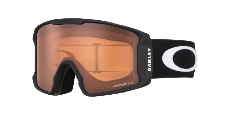 Goggles for dirt bike-Oakley Line Miner™ L Snow Goggles Matte Black w/Prizm Persimmon