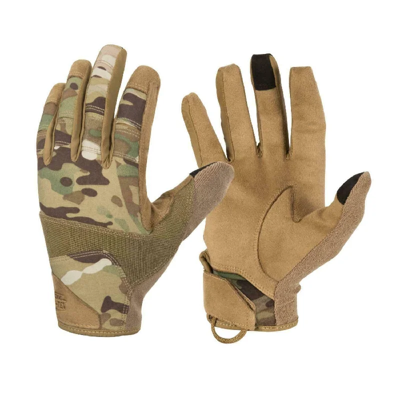 stylish wool gloves for fashionistas-Helikon Range Tactical Hard Gloves MultiCam