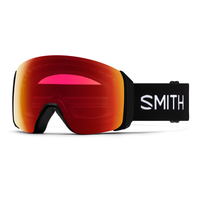 Goggles for extreme sports-Smith 4D Mag XL Chrome Pop Goggles (Adult)