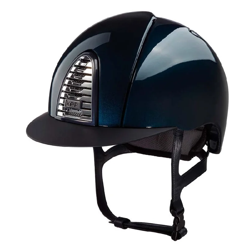 Helmet for Chill Rides-KEP Cromo 2 Shine Blue Horse Riding Helmet