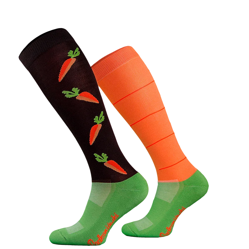 compression socks for skiing comfort-  Comodo Socks - Carrots (Cotton45. 6)