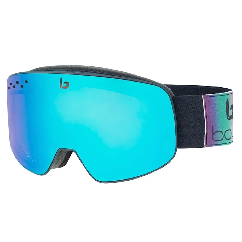 Goggles transparent-Bolle Nevada Matte Purple Polychrome Ski and Snowboard Goggles