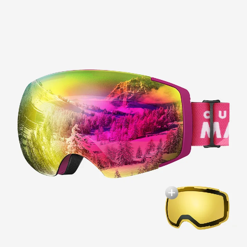 Rose Frame VLT 17% Rose Lens+VLT 75% Polarized Yellow Lens