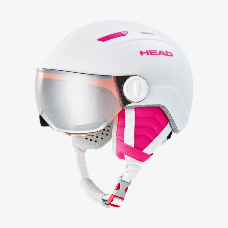 Helmet with Solid Build-Maja Junior Visor Helmet