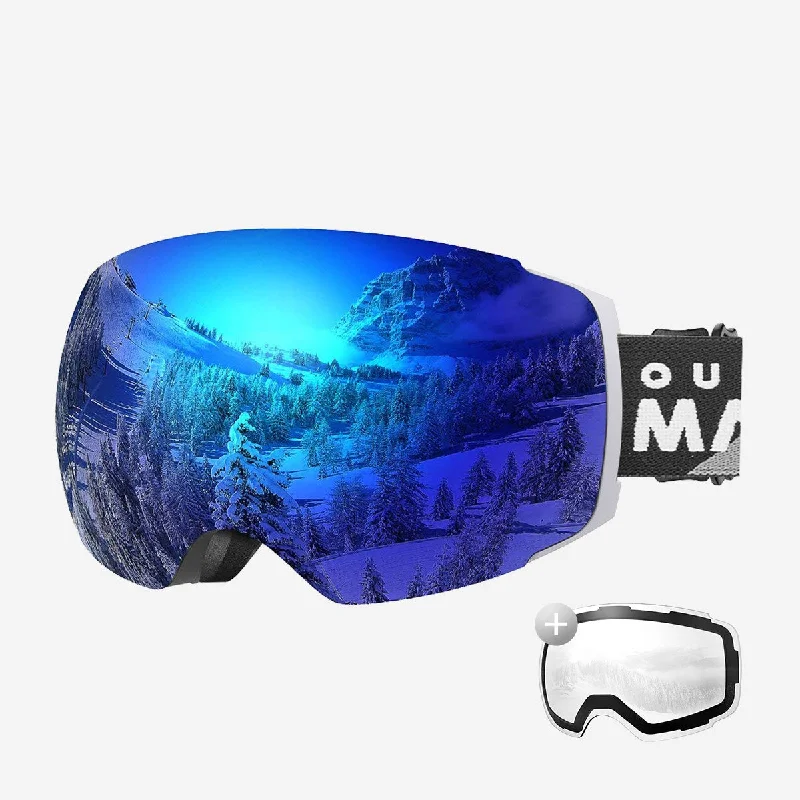 Grey Frame VLT 15% Grey Lens with full REVO Blue+VLT 99% Clear Lens