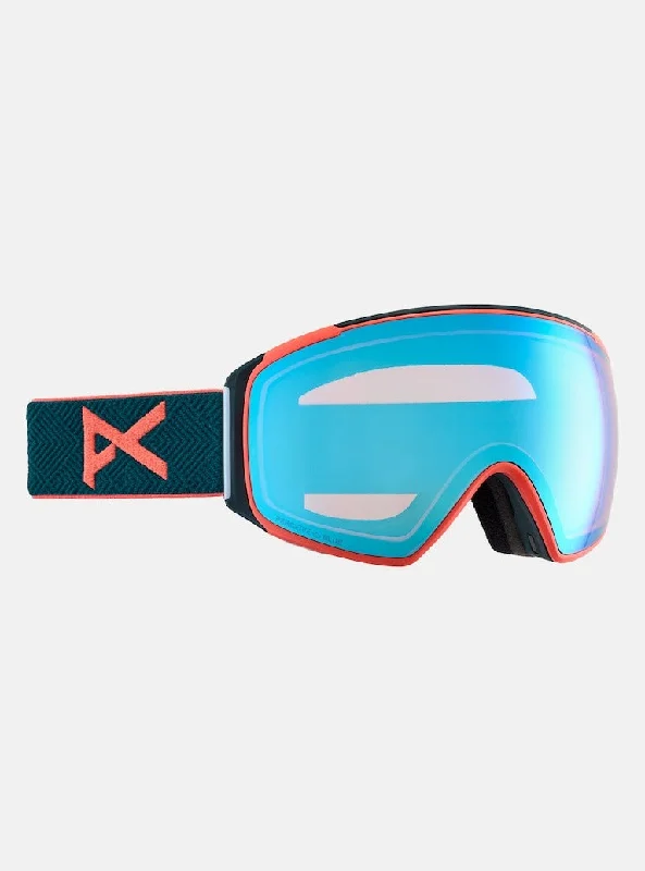 Goggles for skiing-Anon M4S Toric Goggles + Bonus Lens + MFI® - DPMLD/PRCV VRBL BLUE - 2025