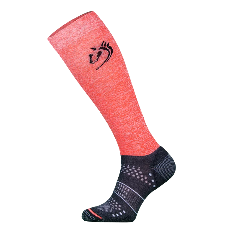 thermal ski socks-  Comodo Socks - Melange with Horse Head (Technical)