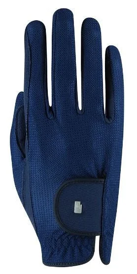 soft knit gloves for chilly nights-Gloves Roeckl Roeck Grip Lite Navy