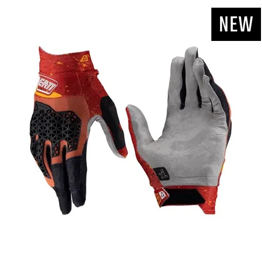 protective gloves for construction work-Leatt Glove Moto 4.5 Lite Burn (602535010)