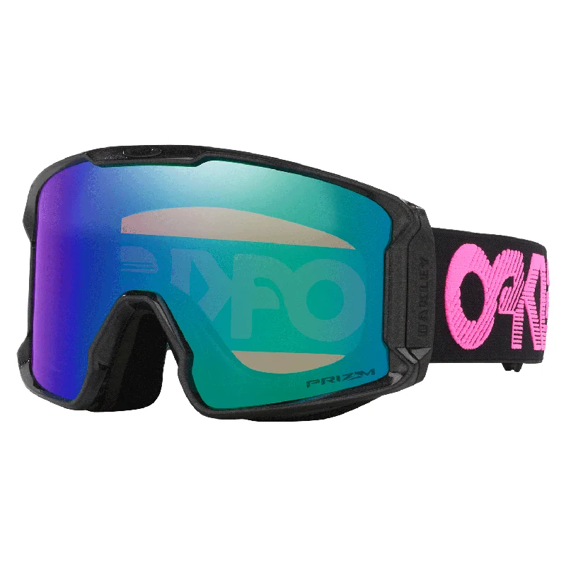 Goggles for movie-Oakley Line Miner L Goggles Black Galaxy/Prizm Argon Iridium