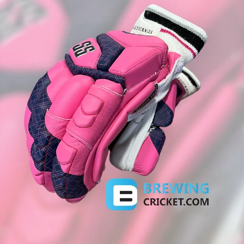 winter gloves for snow protection-SS TON Super Test Pink - Batting Gloves