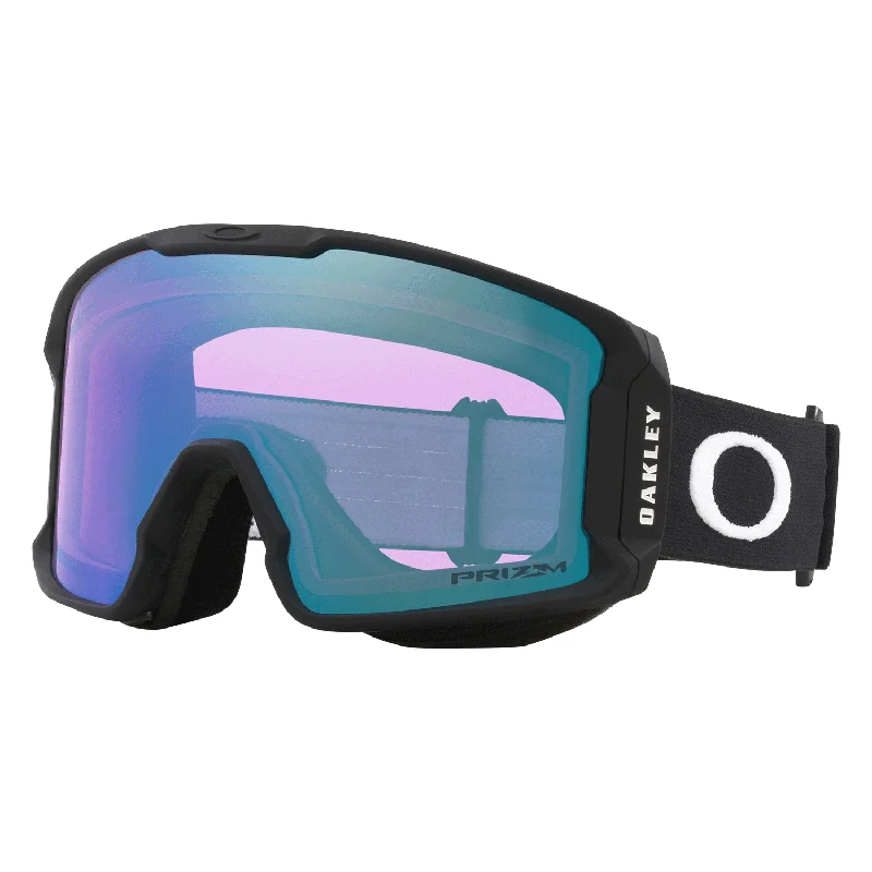 Goggles for influencer-Oakley Line Miner M Goggles Matte Black/Prizm Iced Iridium