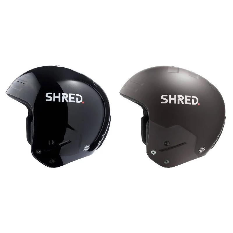 Helmet with Curved Visor-Shred Basher FIS Helmet