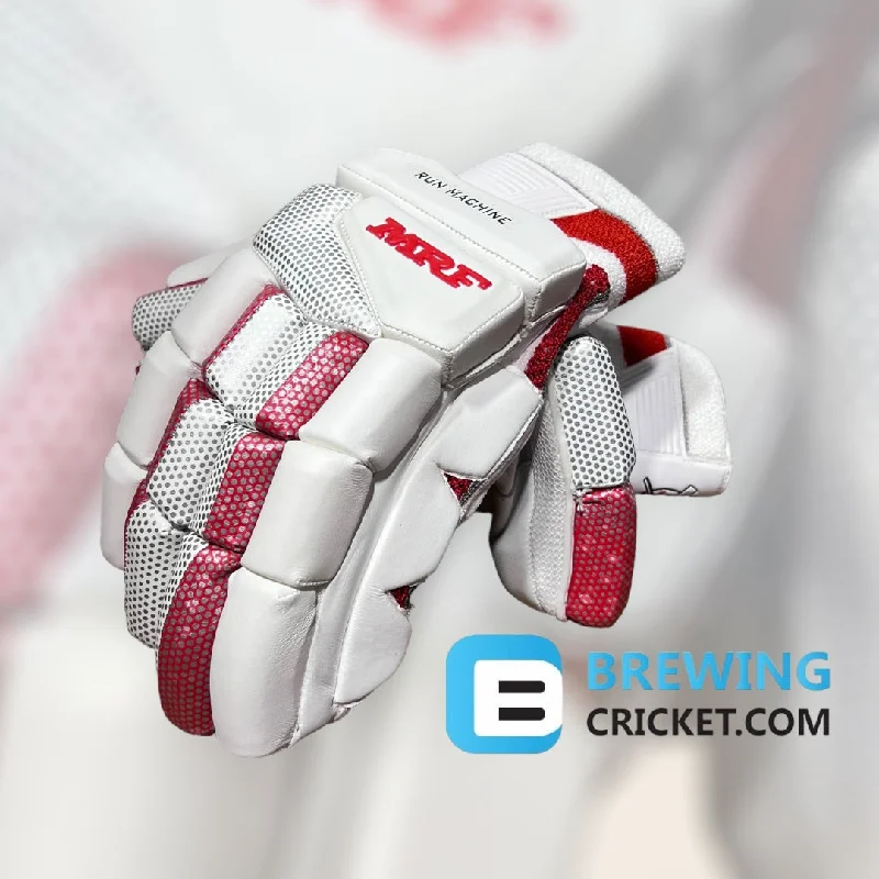 soft touch gloves for smooth screen use-MRF Run Machine - Batting Gloves