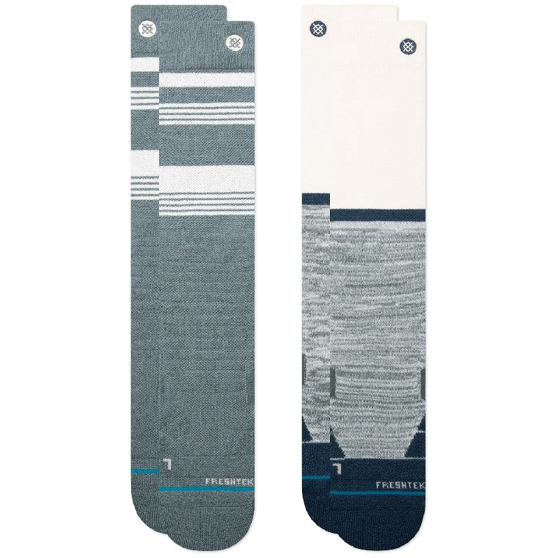 anti-slip ski socks-  Stance Freeton Snow Socks 2 Pack 2024