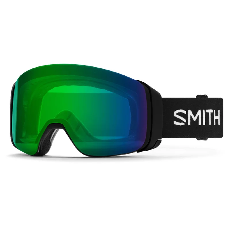 Goggles for manual-Smith 4D MAG Goggles Black/ChromaPop Everyday Green Mirror + ChromaPop Storm Blue Sensor Mirror