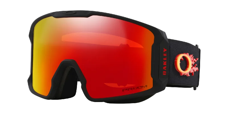 Goggles for UV light-Oakley Line Miner L Rene Rinnekangas Signature Series Snow Goggles 2025