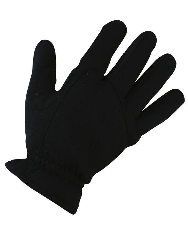 soft wool gloves for winter protection-Kombat UK Delta Fast Gloves - Black