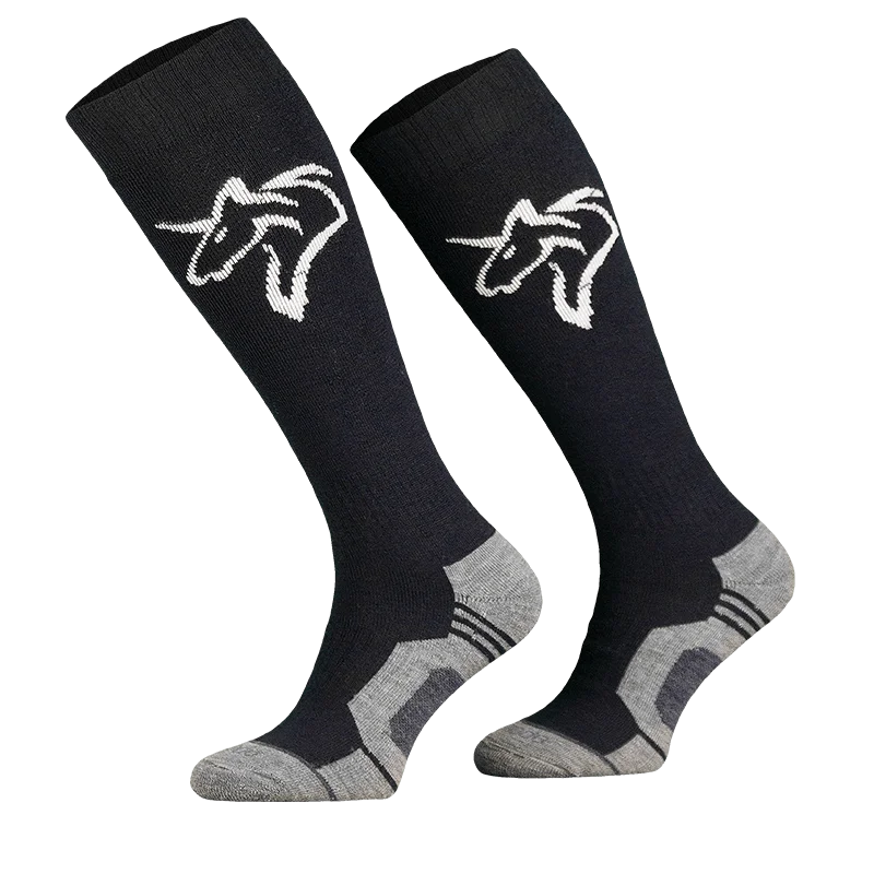 wool socks for skiing and snowboarding-  Comodo Socks - Unicorn Head