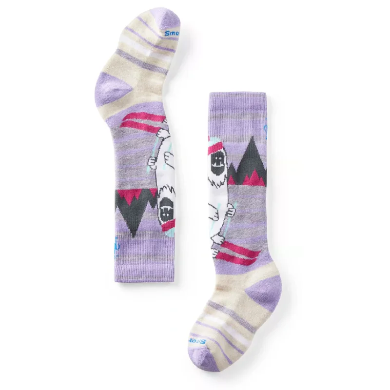 winter ski socks for performance-  Smartwool Wintersport Full Cushion Yeti Pattern OTC Socks 2024 - Kids'