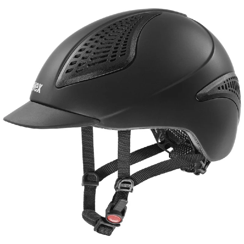 Helmet with Wear Resistance-Uvex Exxential II Matte Black Helmet