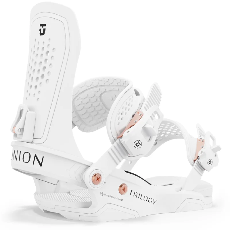 Ski Bindings in iron red-Union Trilogy Bindings 2025 - Women's