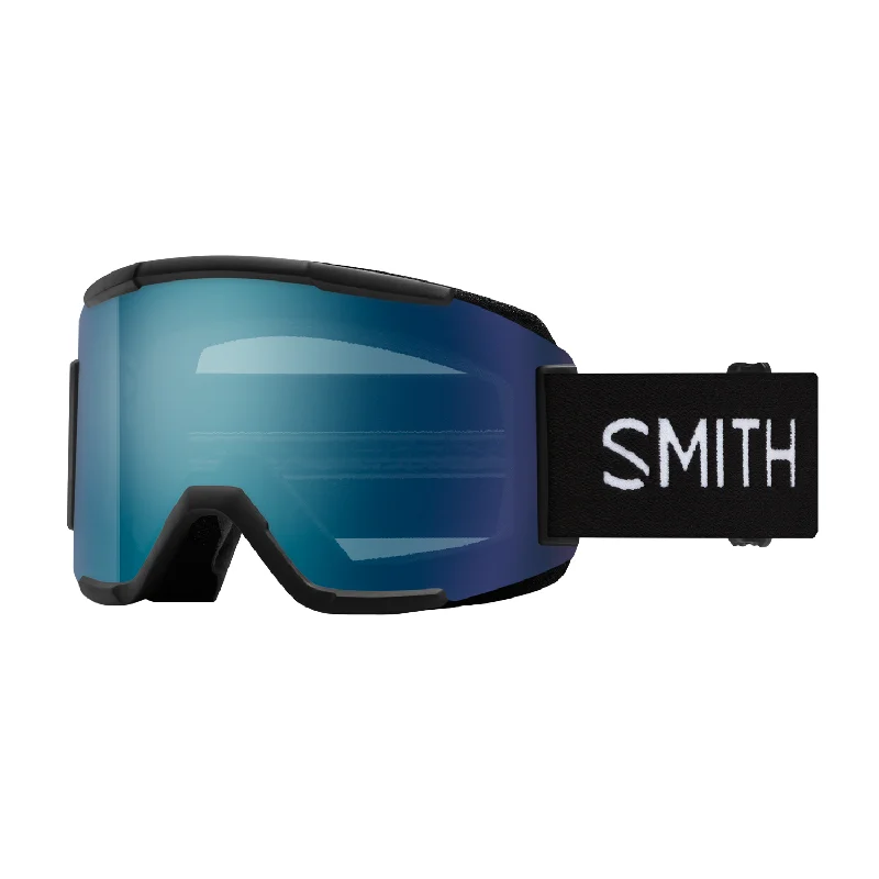 Goggles for ad-Smith Squad Goggles Black/ChromaPop Everyday Blue Mirror + Yellow