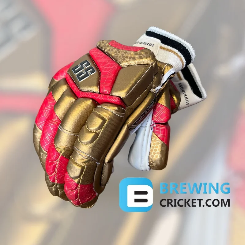 insulated leather gloves for winter protection-SS TON Super Test Gold - Batting Gloves