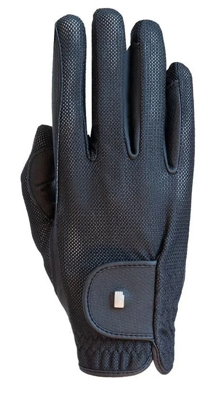 winter driving gloves for cold days-Gloves Roeckl Roeck Grip Lite Black