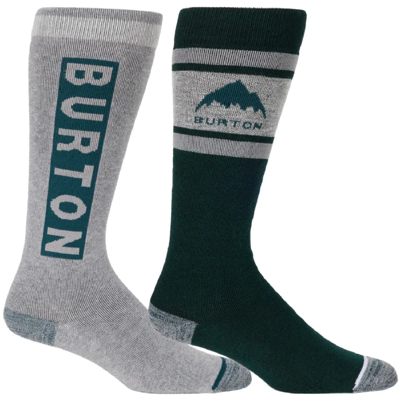 wool socks for skiing-  Burton Weekend Midweight 2 Pack Socks 2025 - Women's