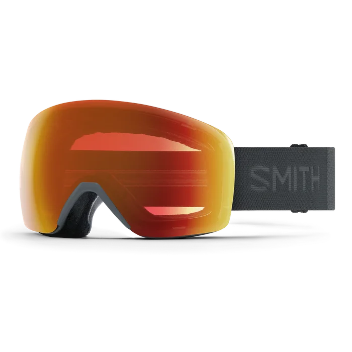 Goggles white color-Smith Skyline Snow Goggles