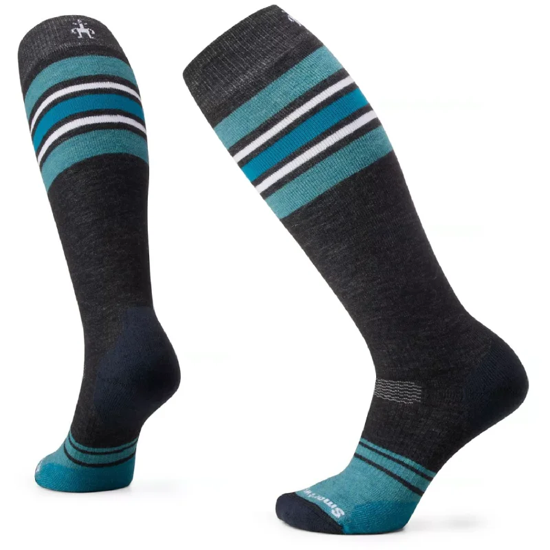 water-resistant ski socks-  Smartwool Snowboard Full Cushion Tube Stripe OTC Socks 2024 - Women's