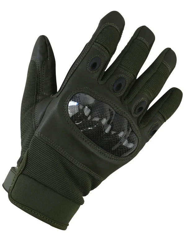 waterproof thermal gloves for rain-Kombat UK Predator Tactical Gloves - Olive Green