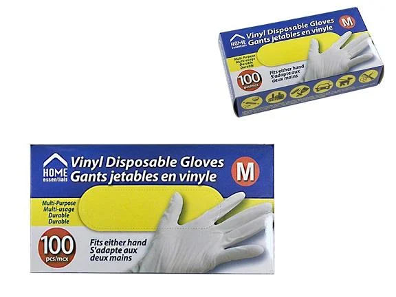 gloves for gardening and outdoor use-Home Essentials Vinyl Gloves