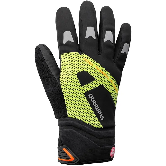 breathable gloves for snowy weather-Shimano Windstopper Thermal Reflective Gloves