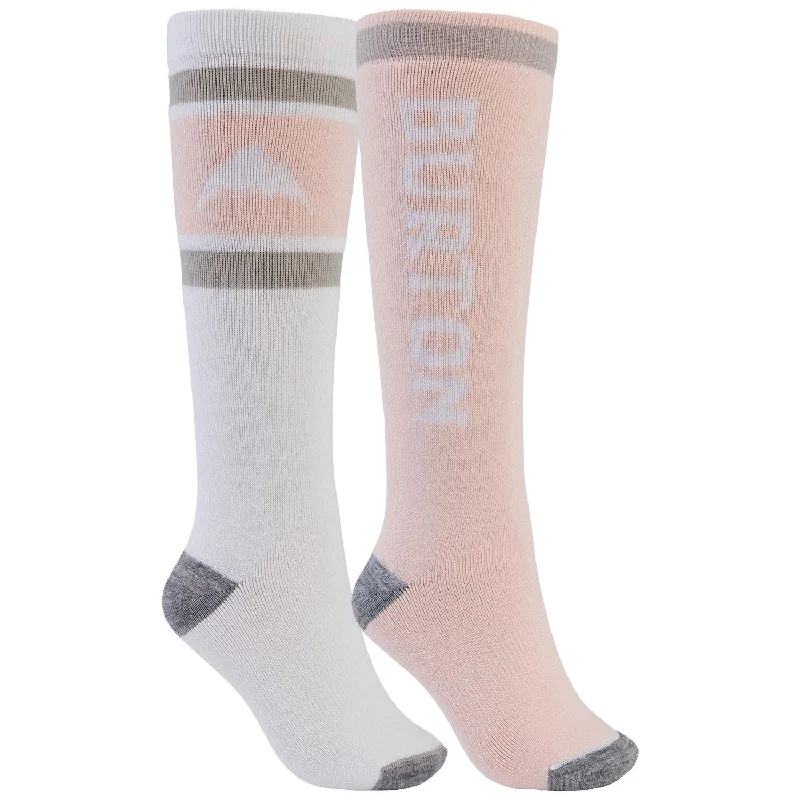 extra cushioned ski socks-  Burton Weekend Midweight Socks 2-Pack 2024 - Women's