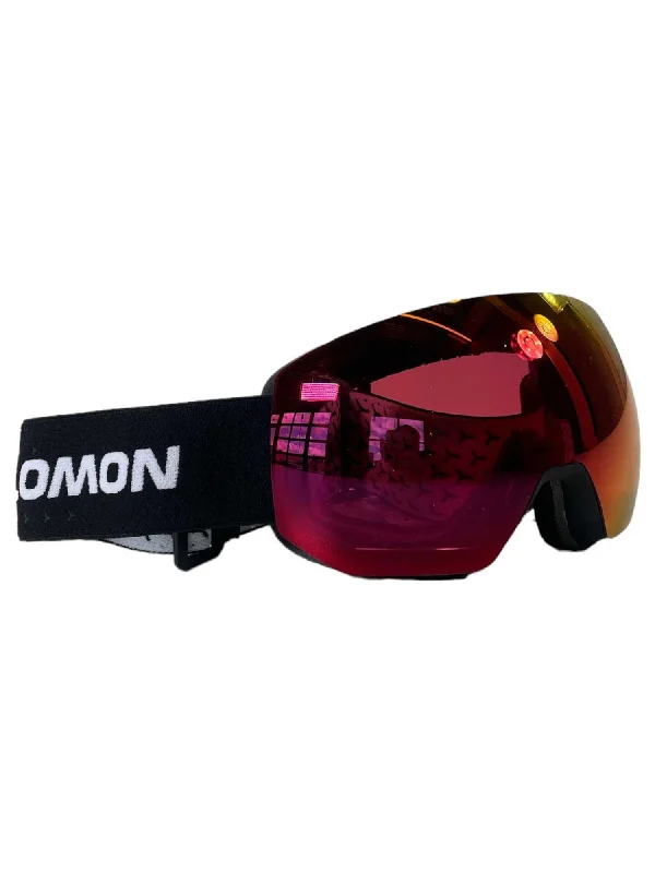 Goggles for deep dive-Salomon Radium Pro Sigma Blk Pop 2024 Ski Goggles