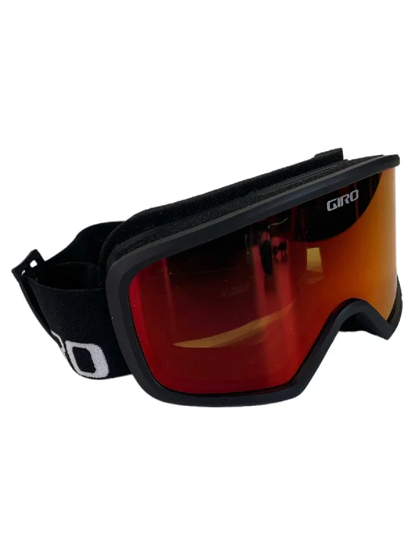 Goggles for tubing-Giro Stomp Blk Wm W Scarlett Ski Goggles