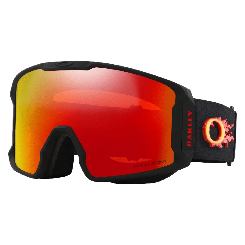 Goggles for best seller-Oakley Line Miner L Goggles Rene Rinnekangas Signature/Prizm Snow Torch Iridium